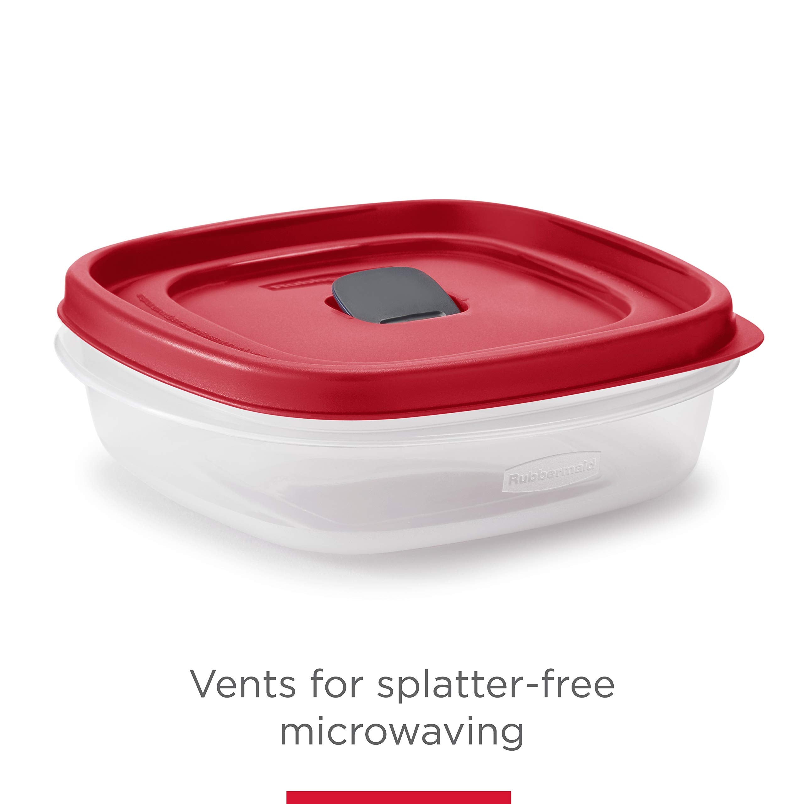 Rubbermaid 16 Piece Set (8 Containers & 8 Lids) Food Storage Containers With Lids And Steam Vents